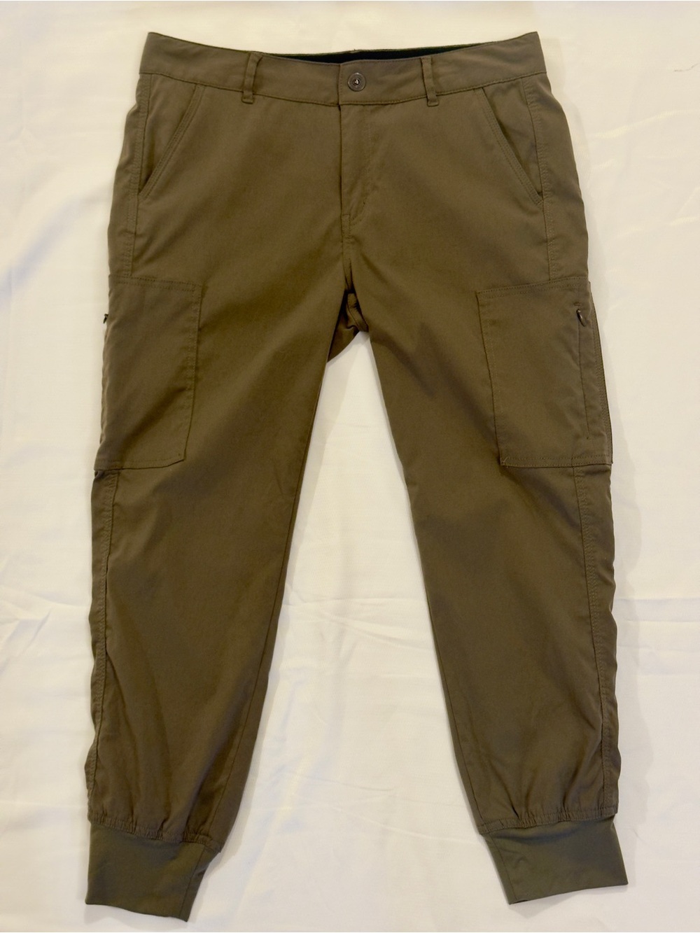Prana Sky Canyon Jogger Slate Green Women's Cargo Pants Size 10